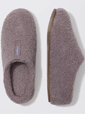 NWT Bombas Women’s Plush Sherpa Slip-On Slippers in dusty purple